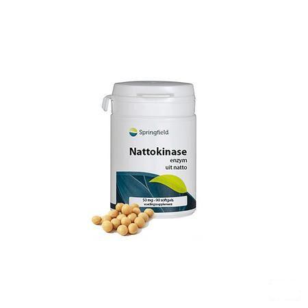 Nattokinase Pot Softgels 90  -  Springfield Nutraceuticals