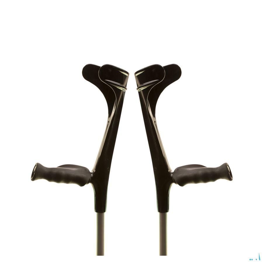 Bota Kruk Alu Zwart Anatomisch Max. 140Kg  -  Bota