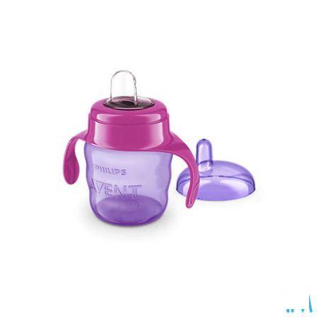 Philips Avent Lekvrije Beker Roze 200ml  -  Bomedys