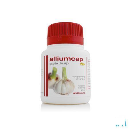 Soria Alliumcap Huile D'ail 300 mg 150 Capsule.  -  Soria Bel