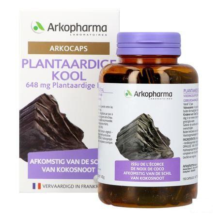 Arkocaps Plantaardig Kool Capsule 150  -  Arkopharma