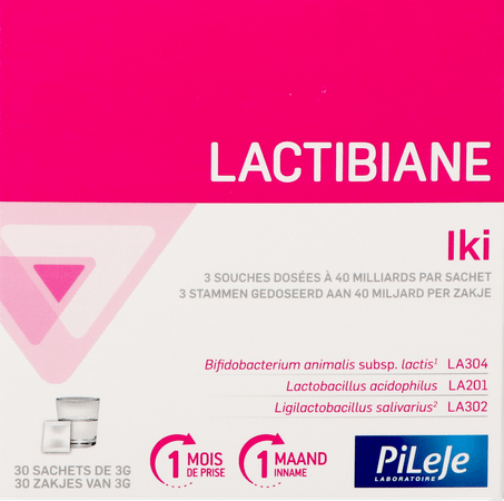 Lactibiane Iki Zakje 30x3g  -  Pileje