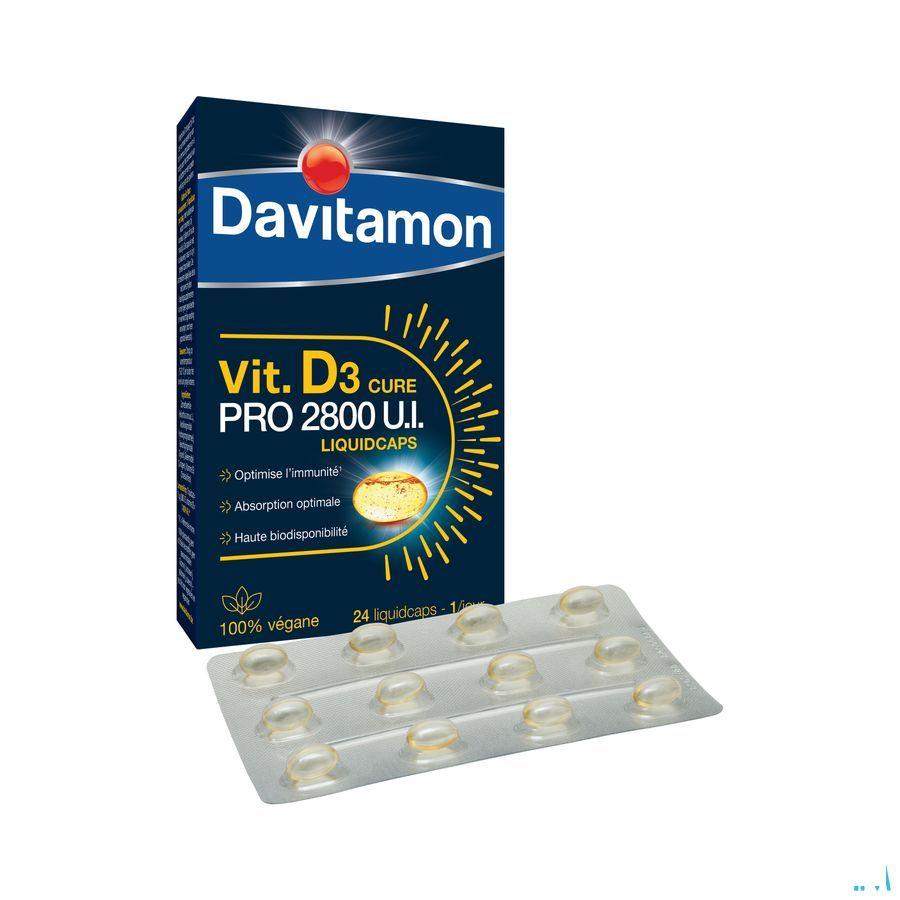 Davitamon Vegan Vit.D3 2800Iu 24 Caps Be  -  Perrigo