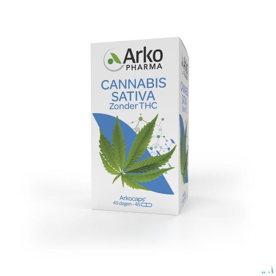 Arkogelules Cannabis Caps 45  -  Arkopharma 