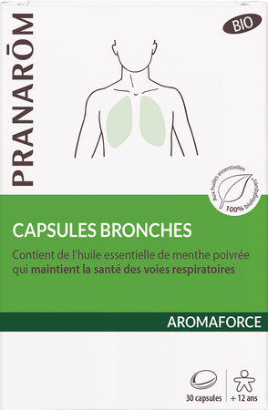 Aromaforce Bio Bronchien Capsule 30  -  Pranarom