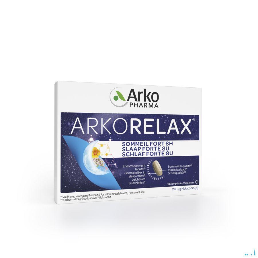 Arkorelax Sommeil Fort 8H Comprimes 30 (Programme 15J)  -  Arkopharma