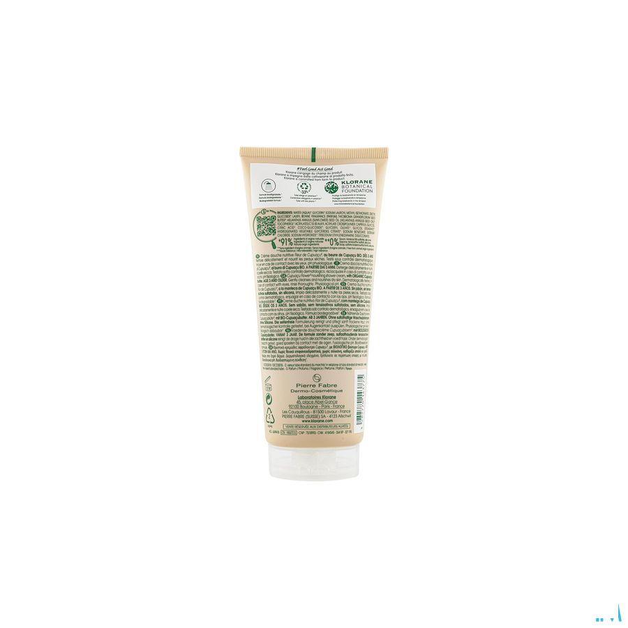 Klorane Lichaam DoucheCreme Cupuacubloem 200 ml