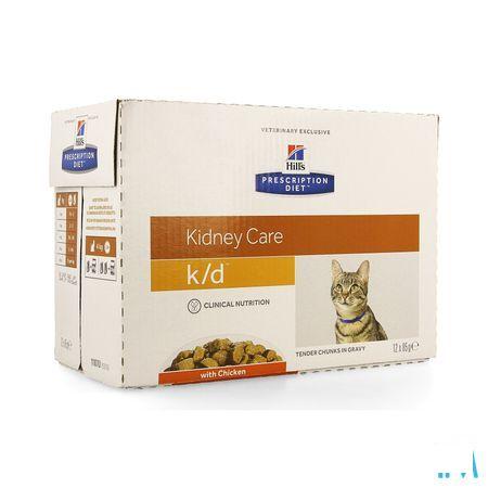 Hills Prescription diet Feline Kd Repas Sachet 12x85 gr 