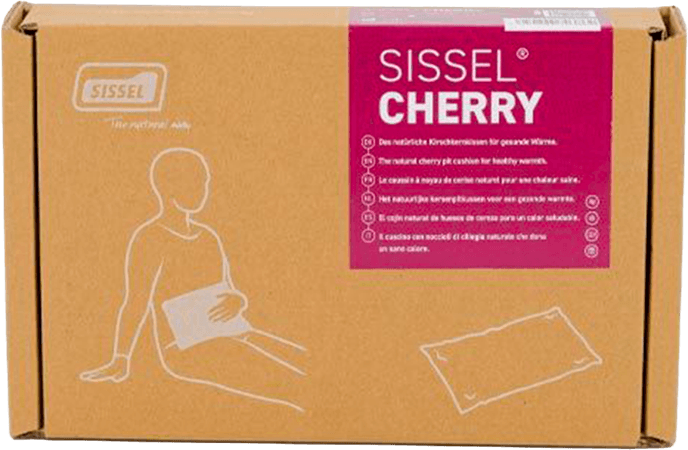 Sissel Cherry Kersenpitkussen 20x40cm Rood  -  Sissel