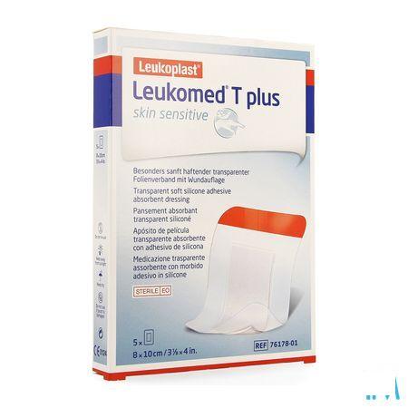 Leukomed T Plus Skin Sens. 8cmx10cm 5 7617801