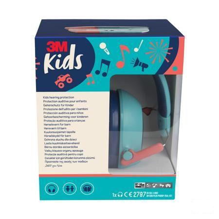 3M Kids Plus Gehoorbesch. Oorkap Kind Groenblauw