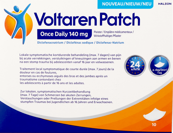 Voltaren Patch 140Mg Once Daily Emplatr.Medic.10