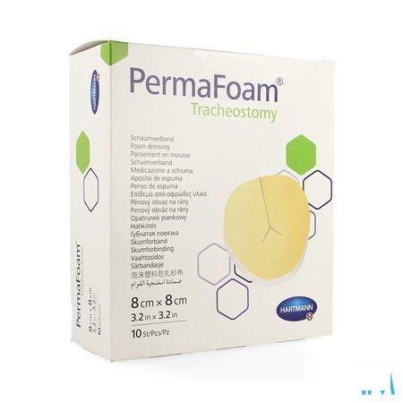 Permafoam Tracheostomy 8,0X 8Cm 10 4094267  -  Hartmann