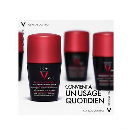 Vichy Homme Deo Roll Clinical Control 96H 50 ml
