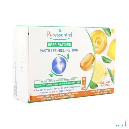 Puressentiel Respiratoire Pastilles Miel Citron 18  -  Puressentiel