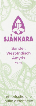 Sjankara Sandel West-Indisch Ess. Olie 11 ml