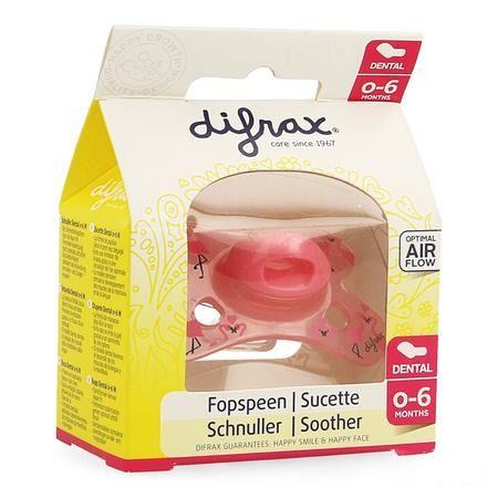 Difrax Fopspeen Sil Mini-dental 0-6m 799  -  Difrax