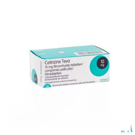 Cetirizine Teva 10 mg Filmomhulde Tabletten 100