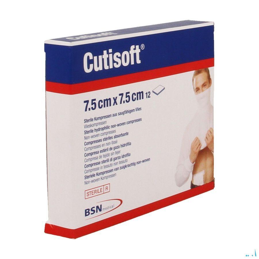 Cutisoft Ster Non Woven 7,5X 7,5cm 12