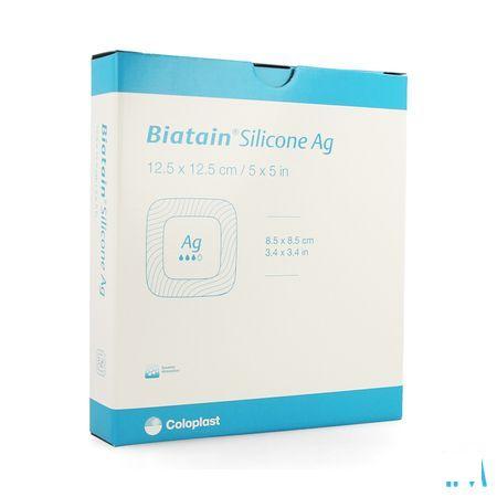 Biatain Silicone Ag 12,5Cmx12,5Cm 5 39638  -  Coloplast