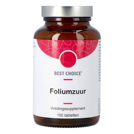 Best Choice Foliumzuur 400 Vit B11 Tabletten 100