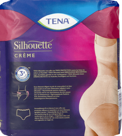 Tena Silhouette Plus Creme Taille Haute M 9