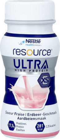 Resource Ultra Aardbei 4X125 ml  -  Nestle