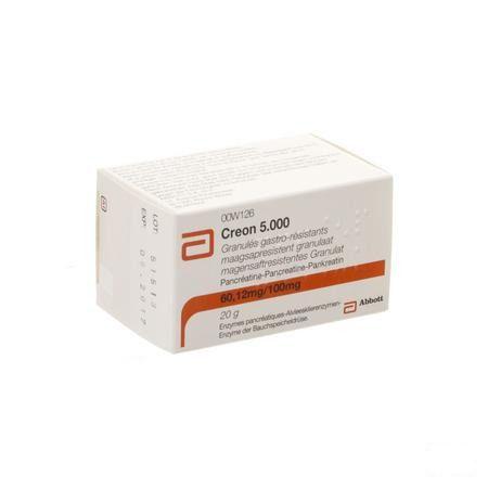 Creon 5000 Granules Gastroresist Flacon 20 gr 
