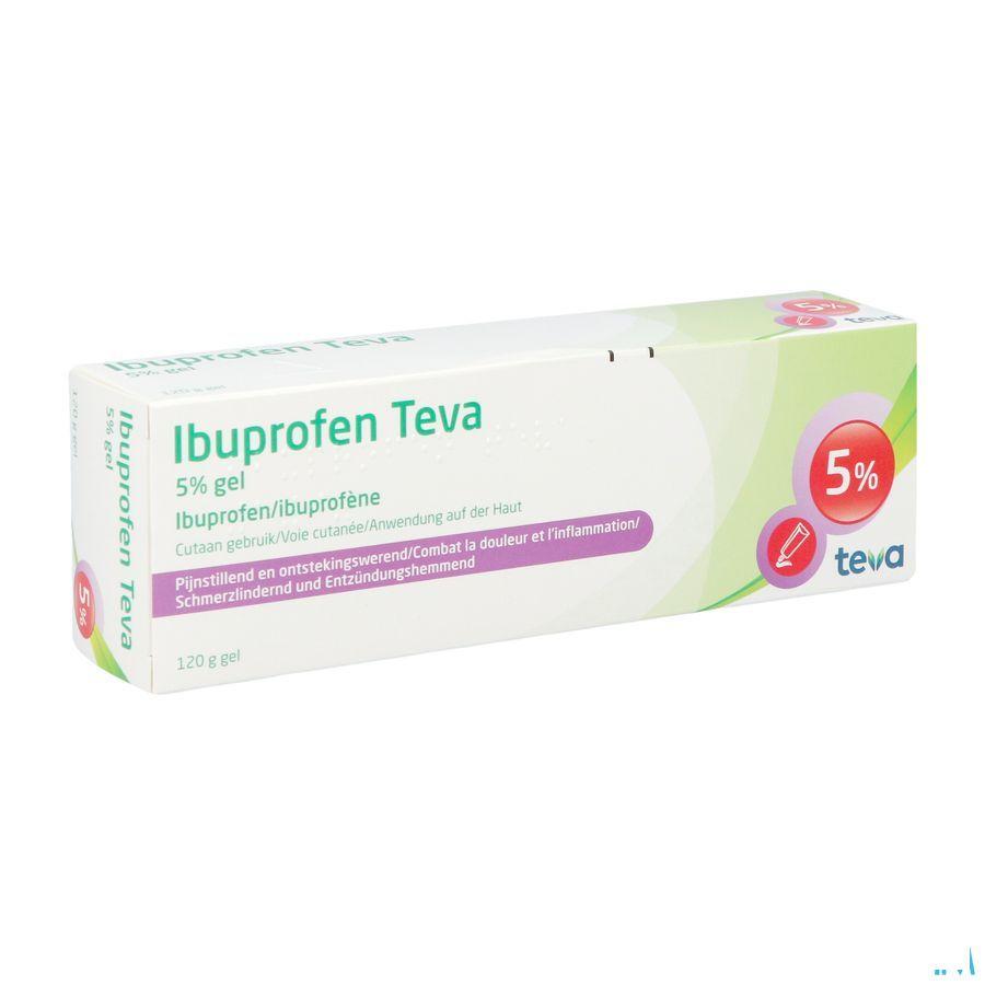Ibuprofen Teva Gel Tube 120 gr
