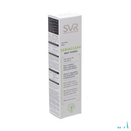 Sebiaclear Creme Mat + Pores Tbe 40 ml  -  Svr Laboratoire