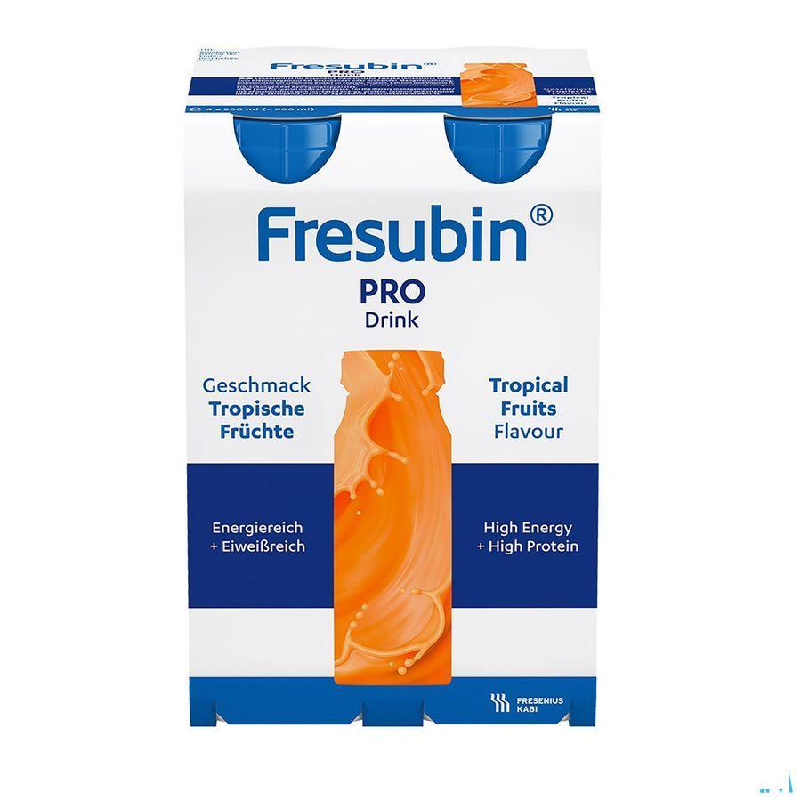 Fresubin Pro Drink Tropische Vruchten Fl 4X200 ml