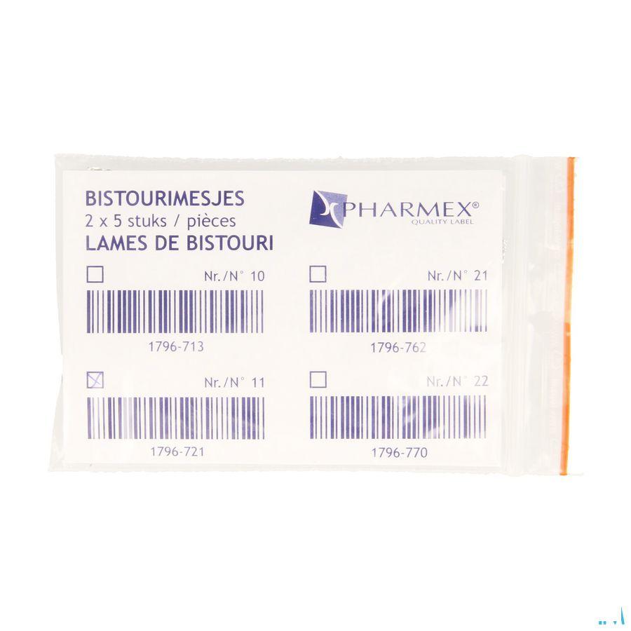 Bistouris S.m Lames N/st N11 10  -  Infinity Pharma