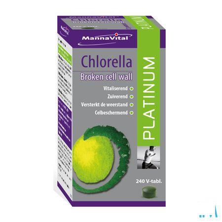 Mannavital Chlorella Platinum V-tabl 240