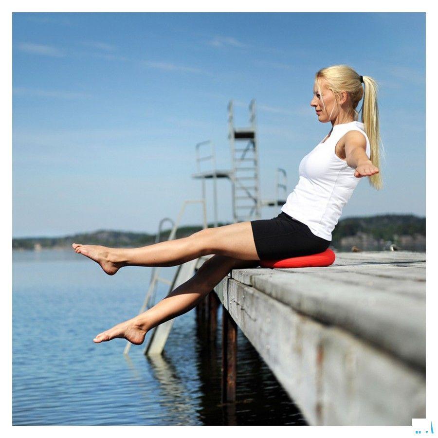 Sissel Sitfit Balanskussen Diam.33cm Rood  -  Sissel