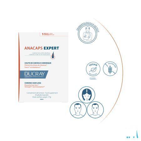 Ducray Anacaps Expert Progres. Haarutival Caps 90