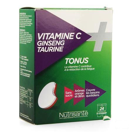 Vitamine C Ginseng Taurine Comprimes 2x12  -  Nutrisante