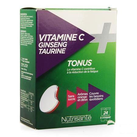 Vitamine C Ginseng Taurine Tabletten 2x12  -  Nutrisante