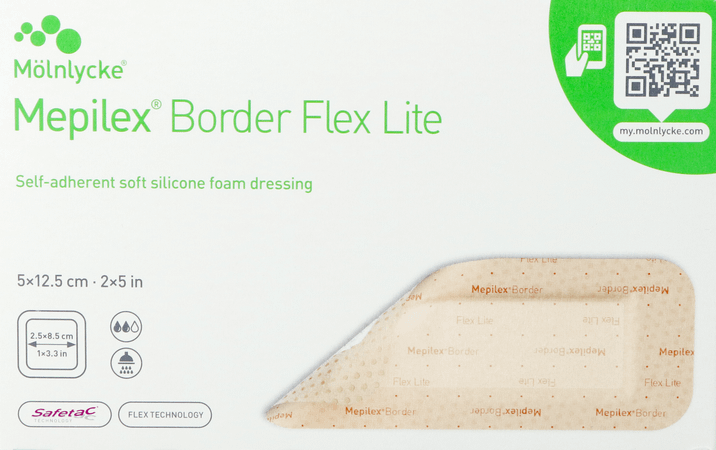 Mepilex Border Flex Lite 5Cmx12,5Cm 5 581100