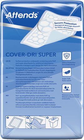 Attends Cover Dri Super Onderleg 60x 60cm 1x50