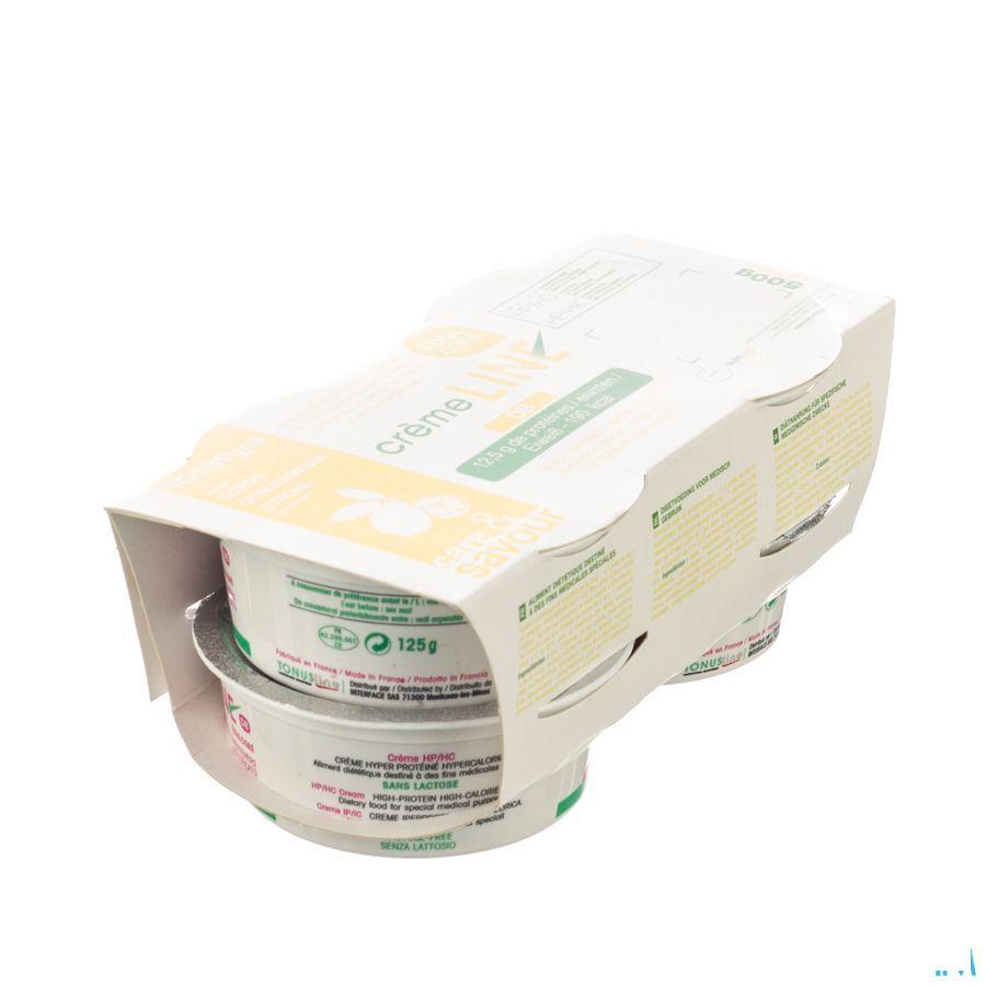 Cremeline + Db Citroen zonder lactose 4x125 gr  -  Nutrisens Medical