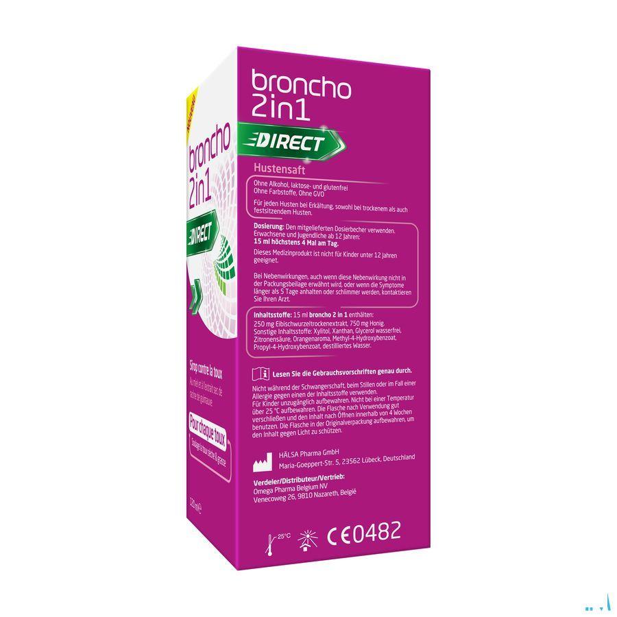 Bronchostop Bronchodirect Cough Syrup 120 ml  -  Perrigo