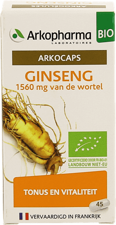 Arkogelules Ginseng Bio Caps 45  -  Arkopharma