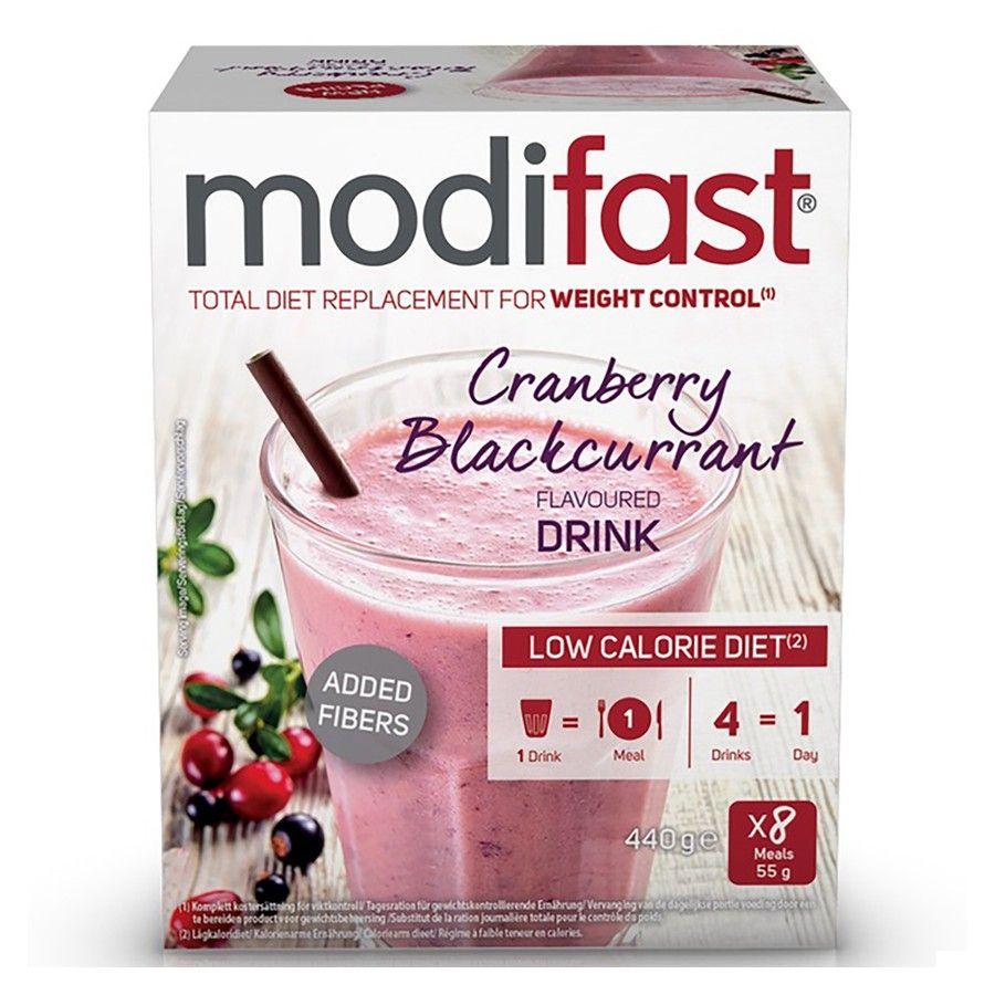 Modifast Intensive Milkshake Cranberry 440 gr  -  Nutrition & Sante