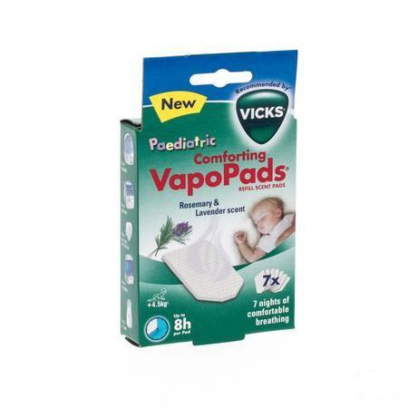 Vicks Vbr7e Paediat.comf.vapopads Rosmary-lavend 7 