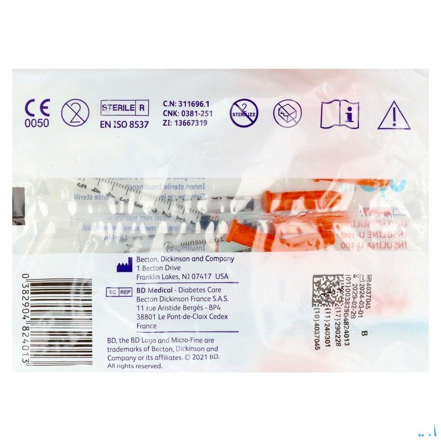 Bd Microfine+ Ins.Spuit 0,5  ml 29G 12,7Mm 10 324824