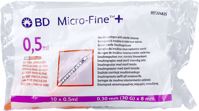 Bd Microfine+ Ins.Spuit 0,5  ml 30G 8,0Mm 10 324825