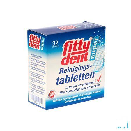 Fittydent Reiniger Bruistabletten 32  -  I.D. Phar