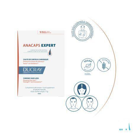 Ducray Anacaps Expert Progres. Haarutival Caps 90