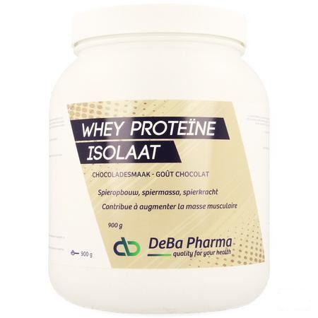 Whey Proteine Isolaat Chocolade 900  -  Deba Pharma