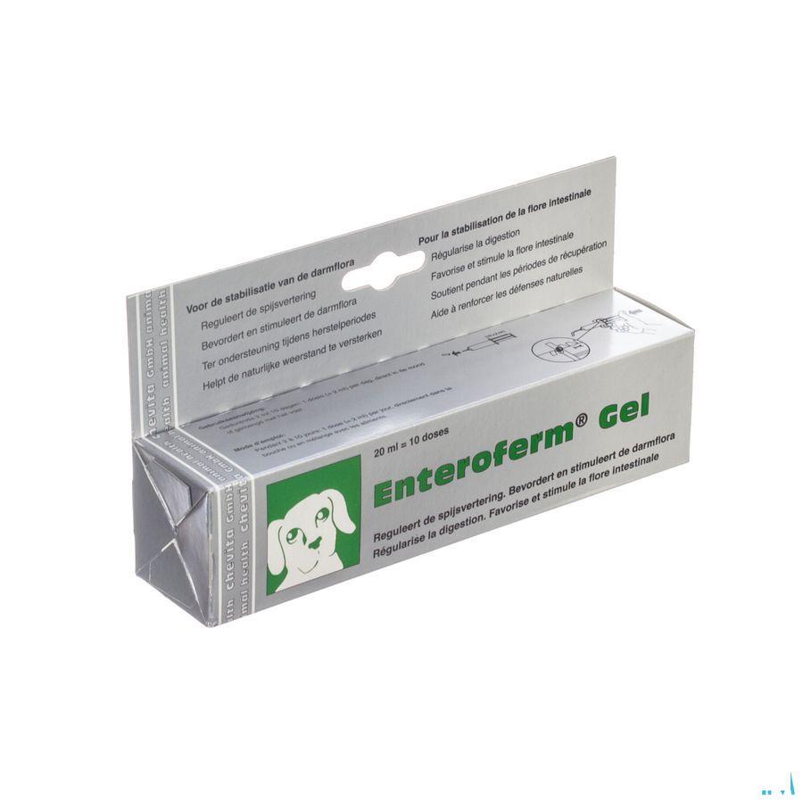 Enteroferm Hond/kat Gel Tube 1 X 20 ml  -  Fendigo
